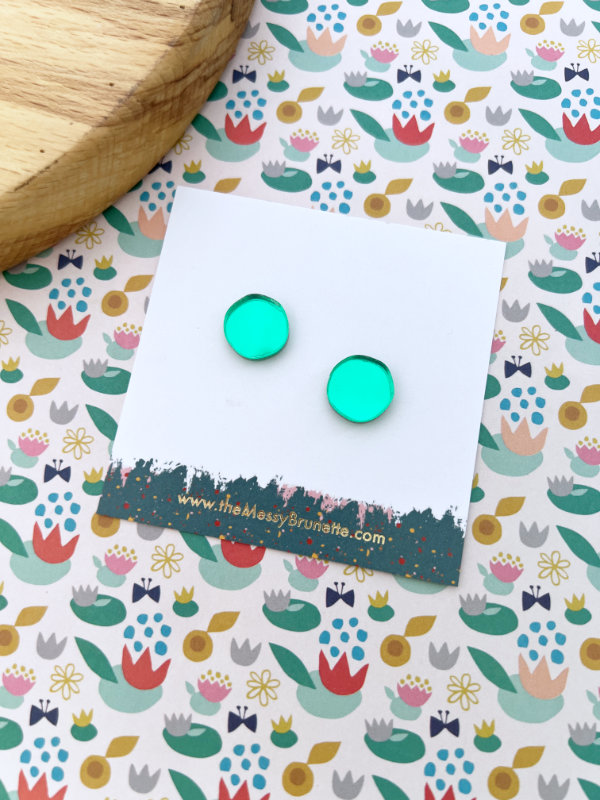 Colour Pop Stud Earrings | 8 Colours