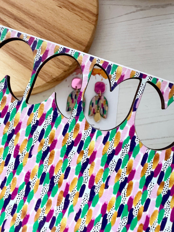 Brushstroke Petal Earrings