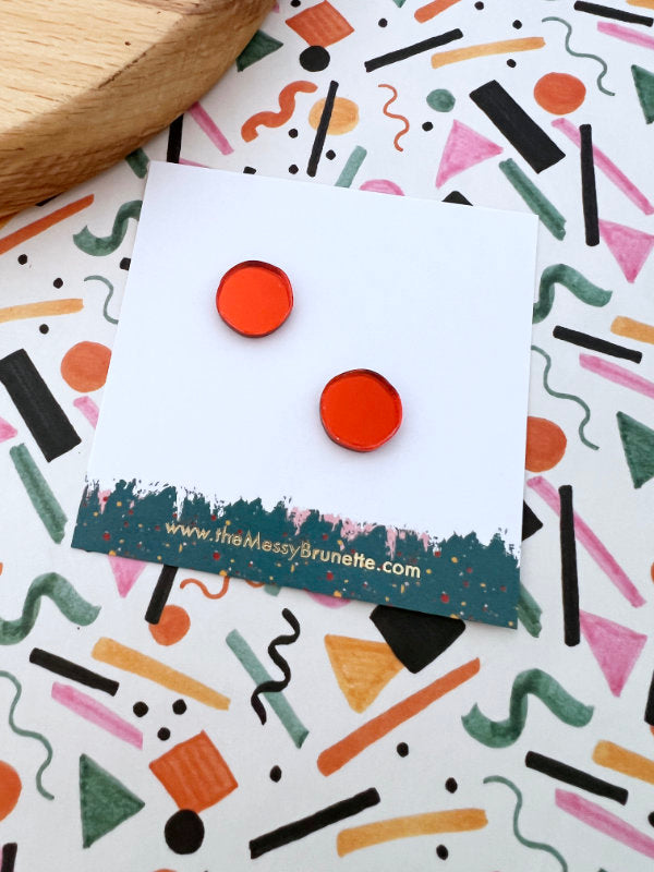 Colour Pop Stud Earrings | 8 Colours