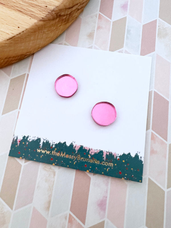 Colour Pop Stud Earrings | 8 Colours