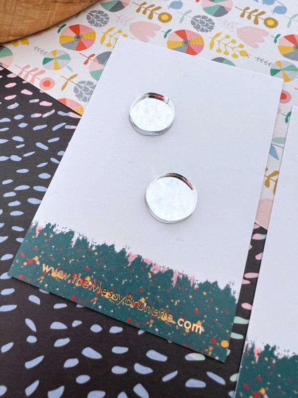 Colour Pop Stud Earrings | 8 Colours