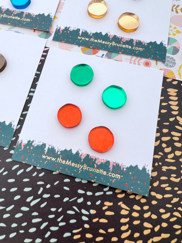 Colour Pop Stud Earrings | 8 Colours