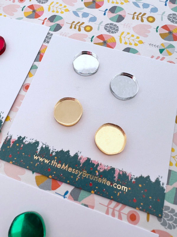 Colour Pop Stud Earrings | 8 Colours