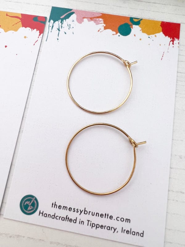 Hoops Earrings The Messy Brunette
