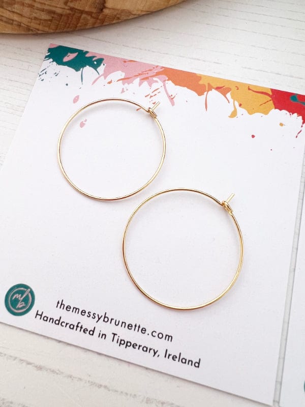Hoops Earrings The Messy Brunette