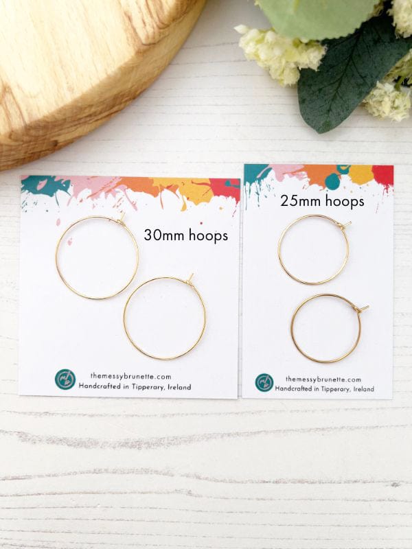 Hoops Earrings The Messy Brunette