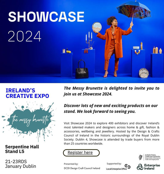 showcase ireland and the messy brunette exhibiting