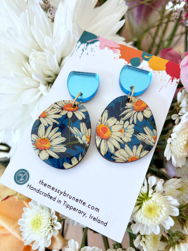 Daisy Flower Earring Drops