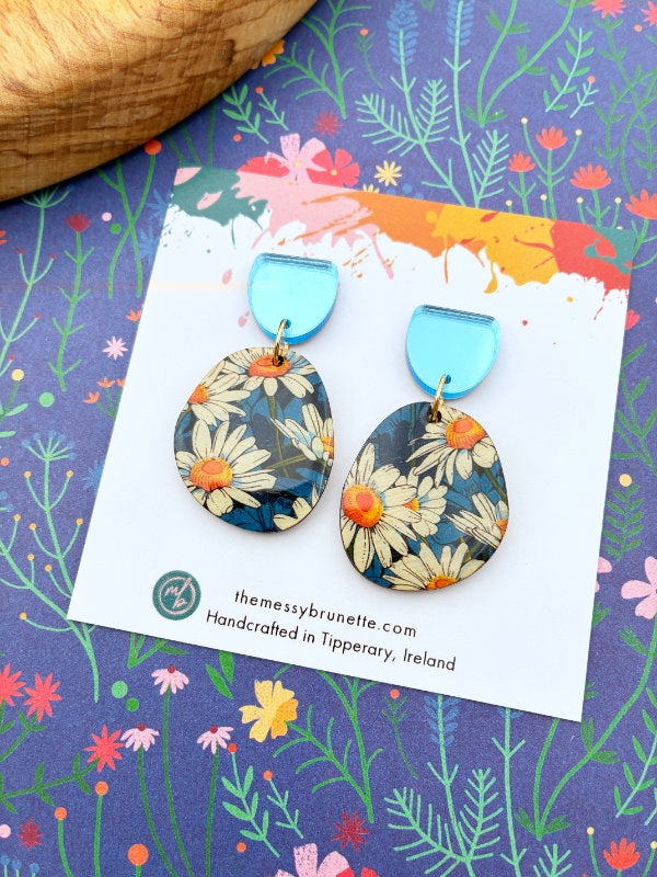 Daisy Flower Earring Drops
