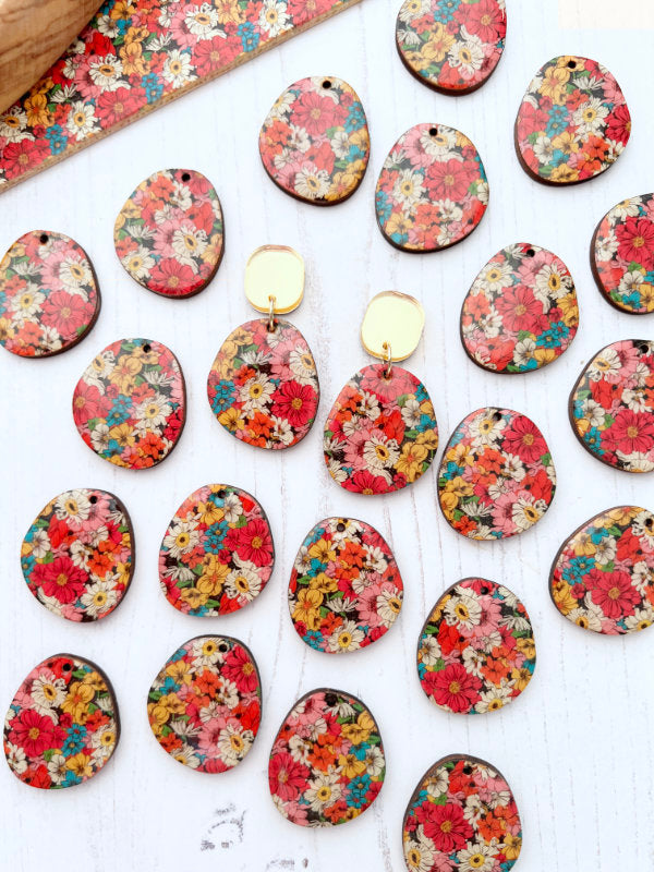 Forever Bloom Floral Drop Earrings