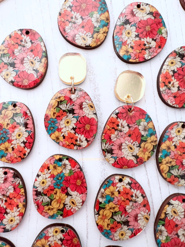 Forever Bloom Floral Drop Earrings