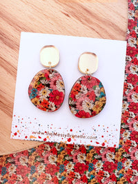 Forever Bloom Floral Drop Earrings