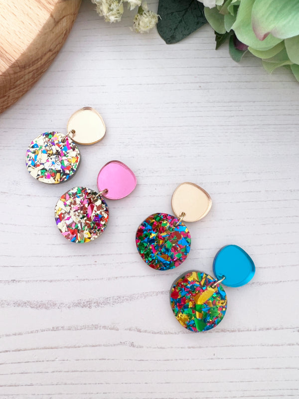Load image into Gallery viewer, Disco Glitz Earrings 
