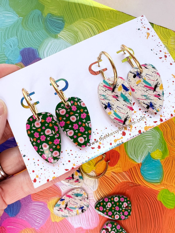 Colourful Hoop Earrings in 2 Styles | Limited Edition