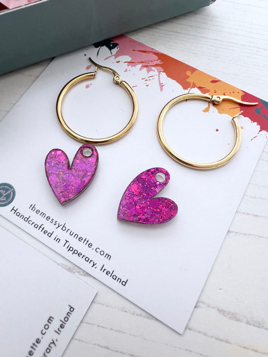 Love Heart Earrings | Jewellery Gift Set