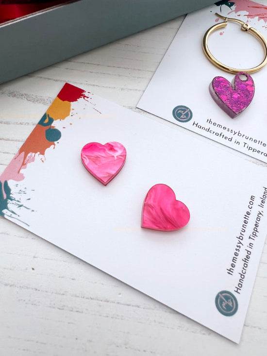 Love Heart Earrings | Jewellery Gift Set