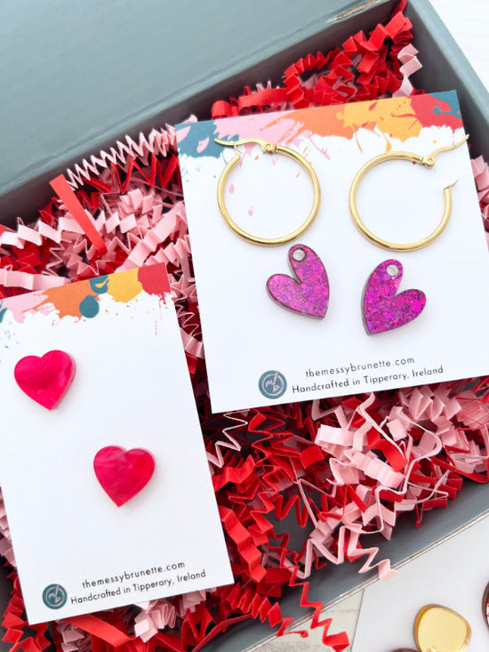 Love Heart Earrings | Jewellery Gift Set