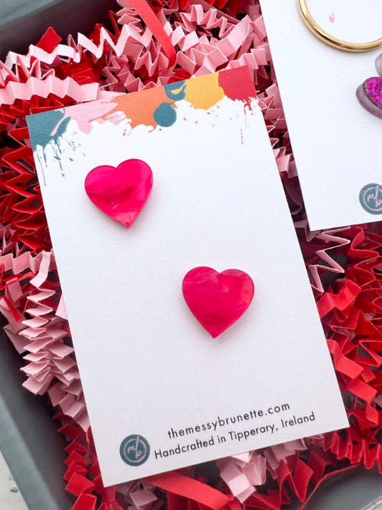 Love Heart Earrings | Jewellery Gift Set