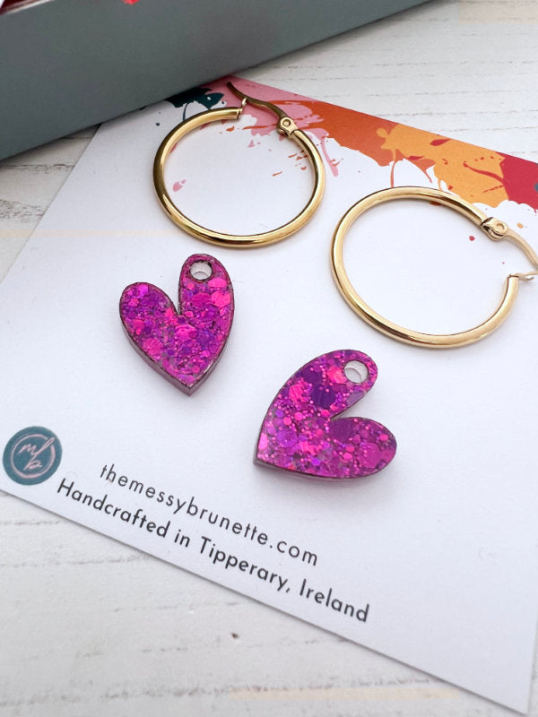 Love Heart Earrings | Jewellery Gift Set