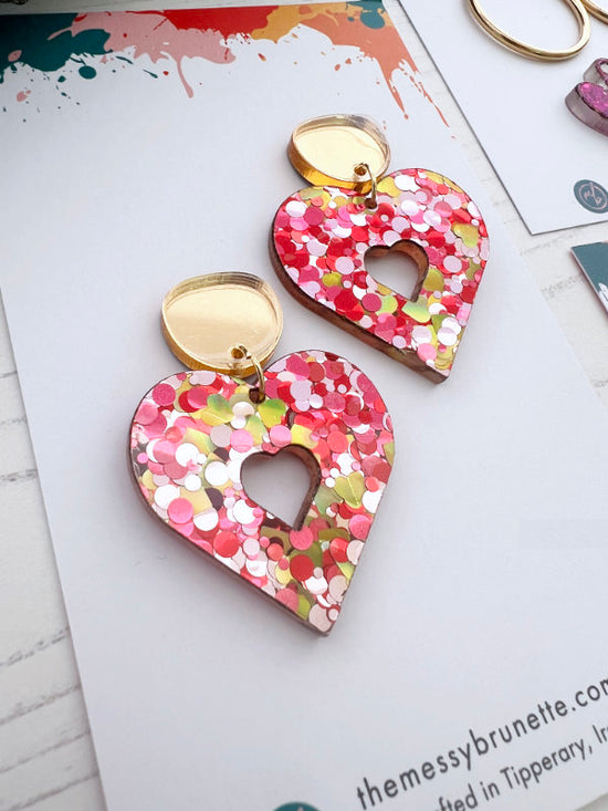 Love Heart Earrings | Jewellery Gift Set