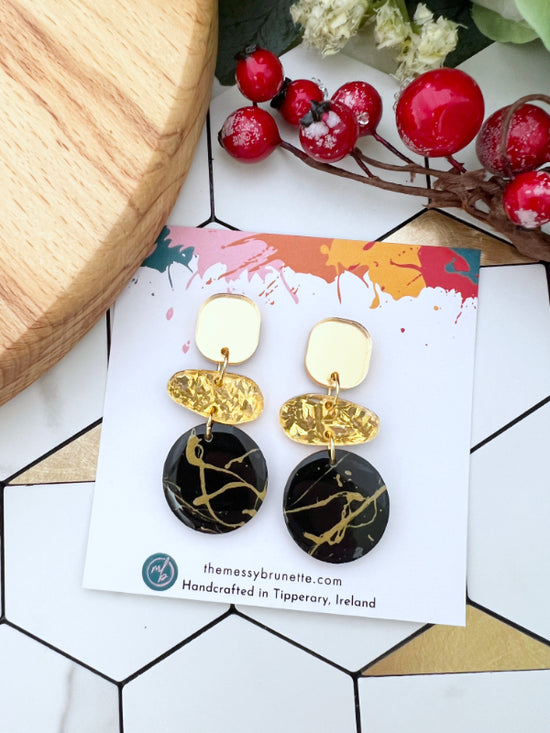 Pebble Drop Earrings in 2 Styles