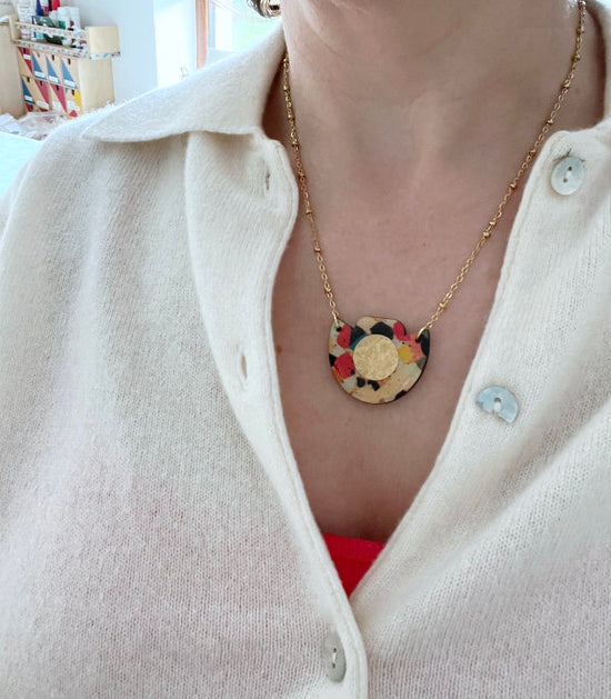Mosaic Tile Necklace