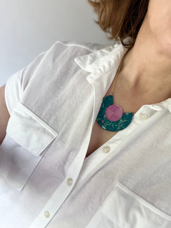 Paint Splashes Necklace