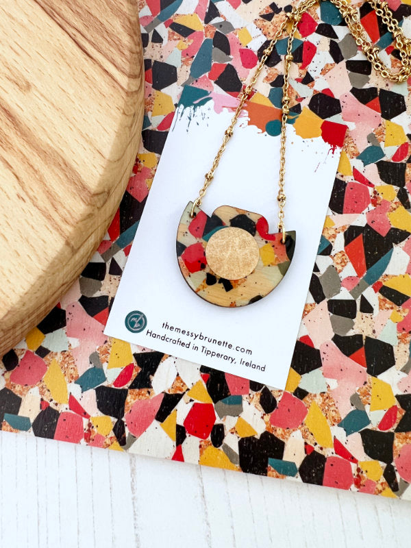 Mosaic Tile Necklace