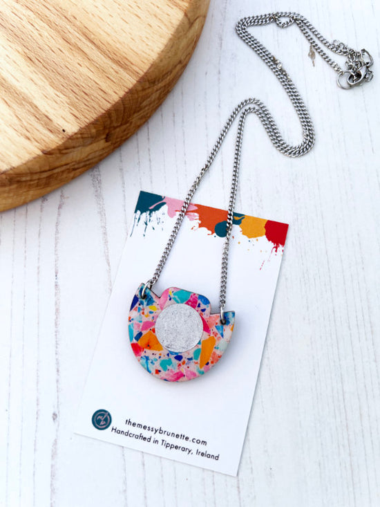 Small Mosaic Necklaces in 2 Styles