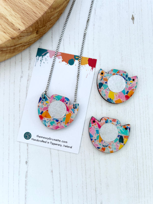 Small Mosaic Necklaces in 2 Styles