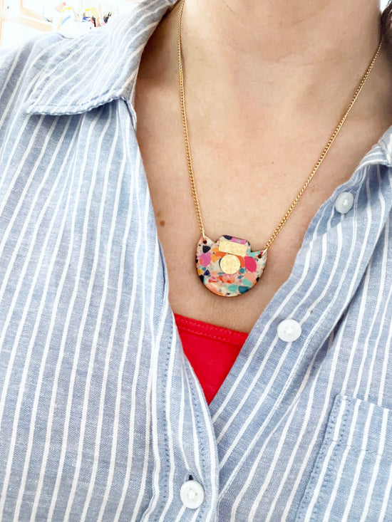 Small Mosaic Necklaces in 2 Styles