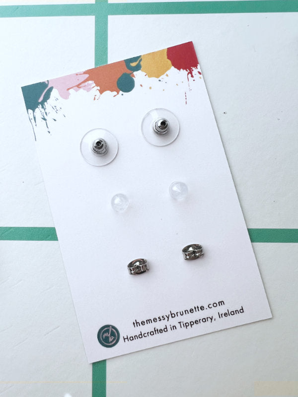 earring backs set of 3 