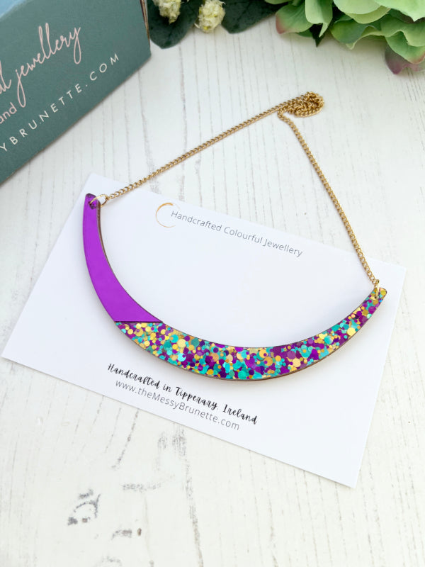Load image into Gallery viewer, Confetti Necklace and Stud Earring Jewellery Gift Set
