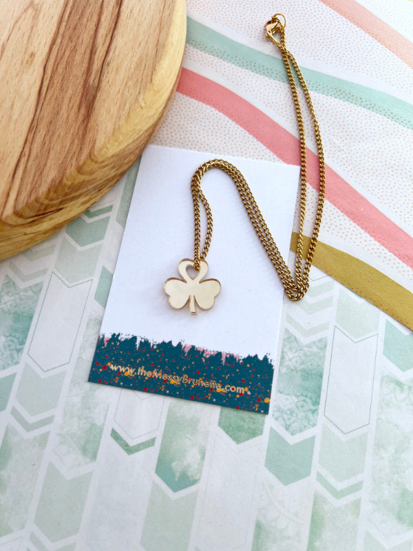 Shamrock Charm Necklace