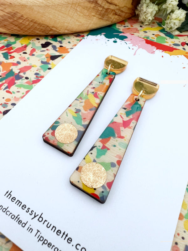 Terrazzo Earrings in 2 Styles