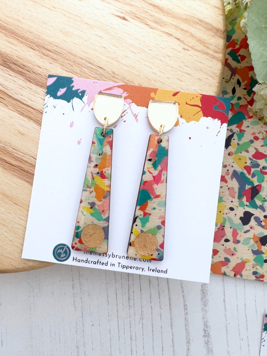 Terrazzo Earrings in 2 Styles