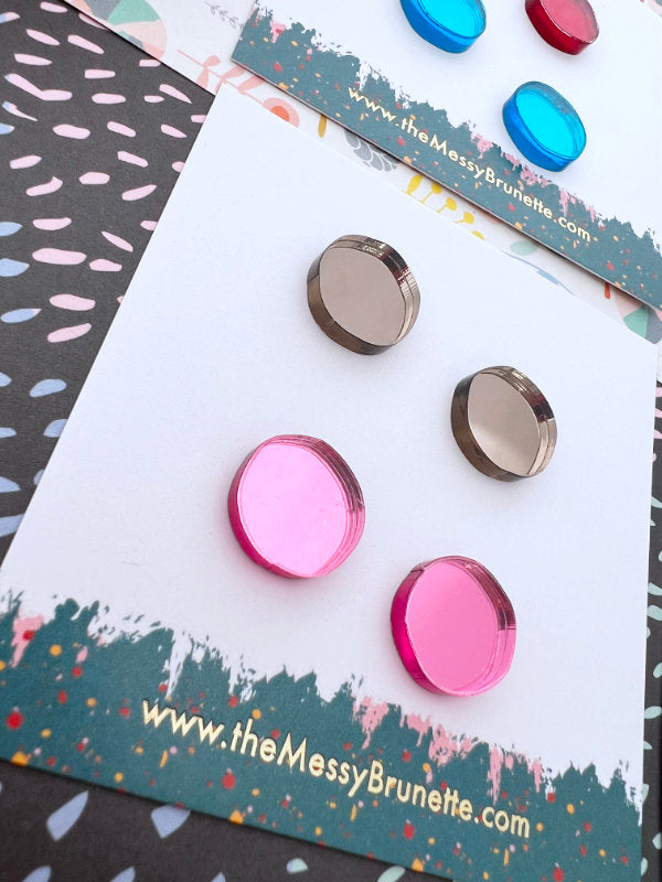 Colour Pop Stud Earrings | 8 Colours