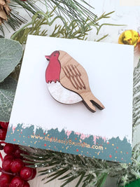 Robin Redbreast Brooch