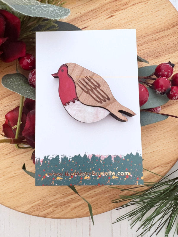 Robin Redbreast Brooch