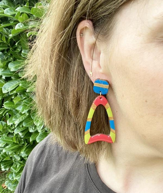 Colourful Boho Drop Earrings