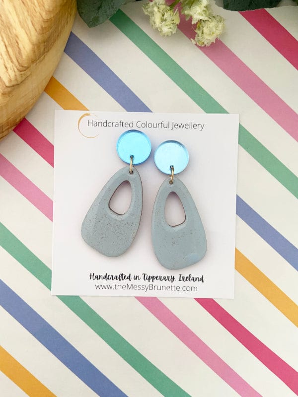 Load image into Gallery viewer, Colourful Pastel Earrings earrings Soft Blue The Messy Brunette
