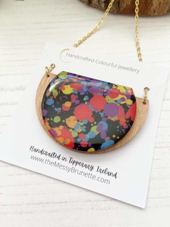 Load image into Gallery viewer, Colourful Splatter Necklace
