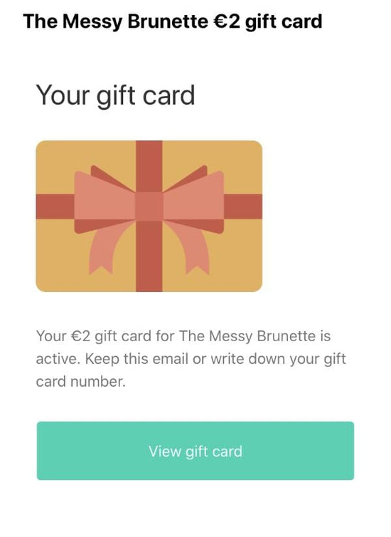 Load image into Gallery viewer, The Messy Brunette Electronic Gift Card
